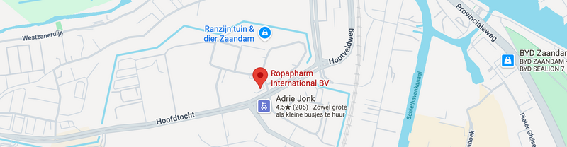 Kaart van locatie ropapharm
